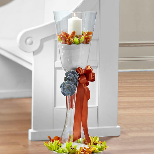 Matrimony Pew Decor –  Batavia Stage Coach Florist, Batavia NY