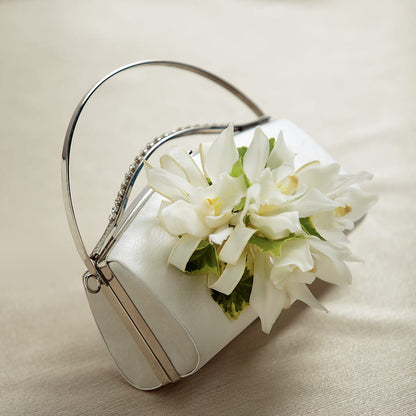 White Purse Decor –  Batavia Stage Coach Florist, Batavia NY